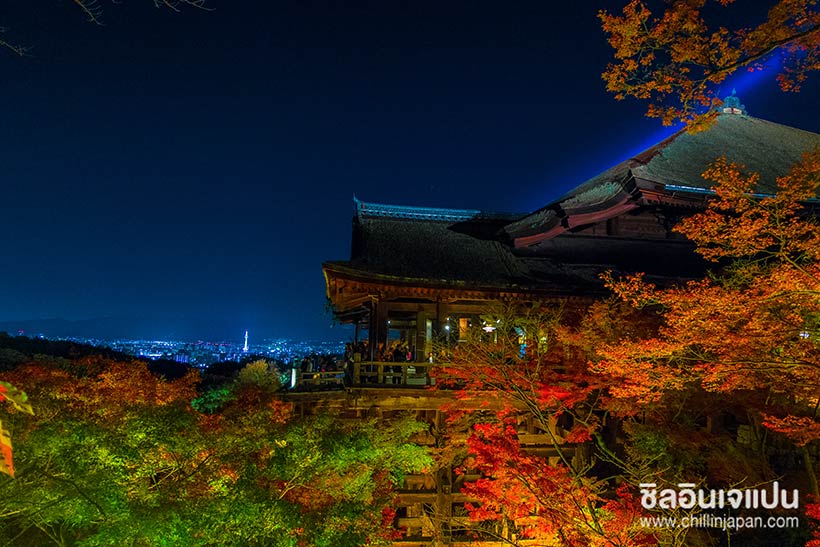 เที่ยวเกียวโต ญี่ปุ่น : พาไปชมงานเปิดไฟที่วัดคิโยมิซึ เกียวโต ญี่ปุ่น (Kiyomizudera Light Up 2015)